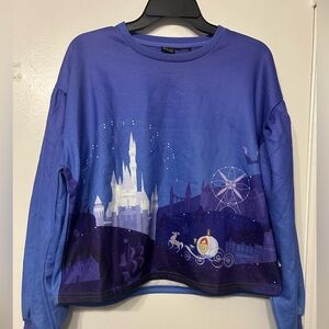 Her Universe Purple and Blue Castle Sweatshirt